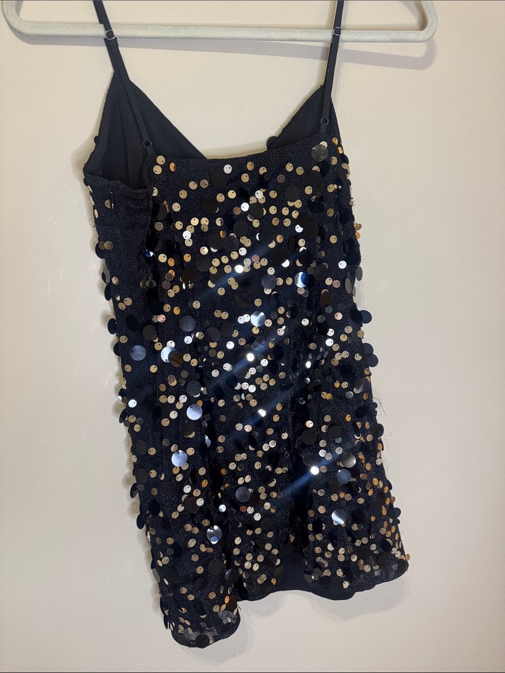 Ramy Brook Tanya Metallic Sequin Mini Dress | Size 2 - Picture 5 of 9